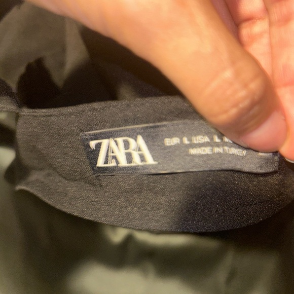 Zara Black Camisole with Embellished Straps - Picture 3 of 4